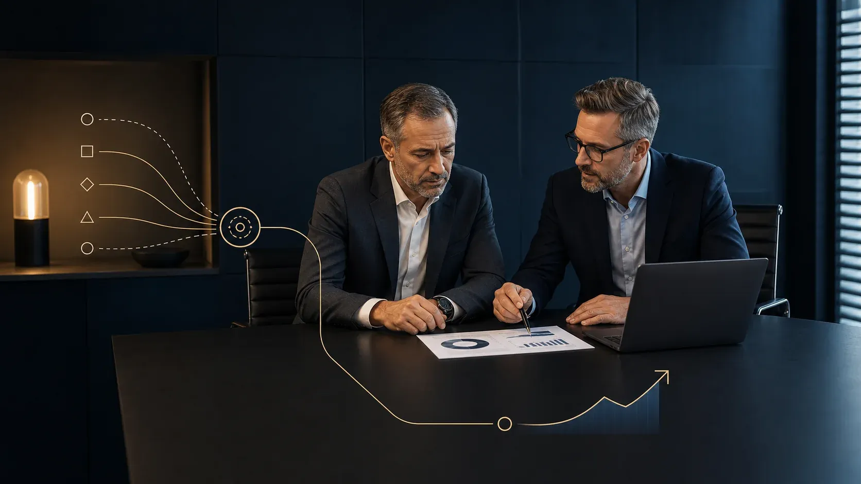 Cégvezető és senior partner együtt hozza meg a marketingköltésről szóló döntést