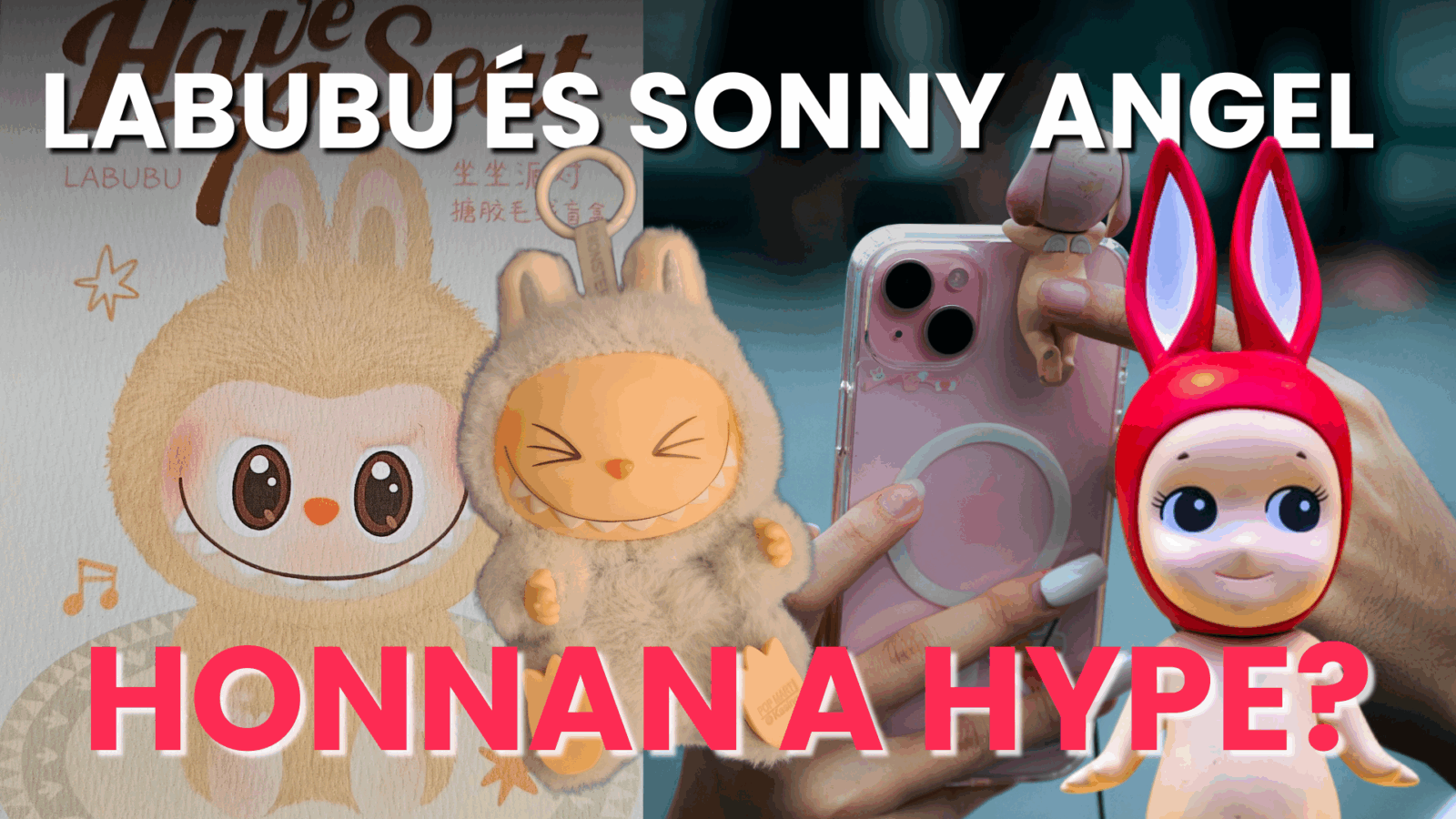 Labubu és Sonny angel