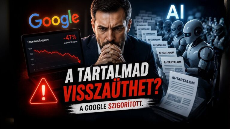 Új Google-frissítés az AI-tartalom ellen — kit érint, és mi a teendő
