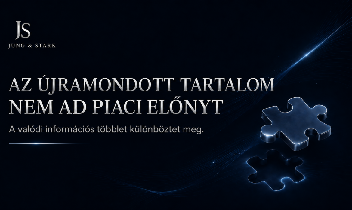 Mi az information gain, és miért nem elég újramondani, amit mindenki más is leír?