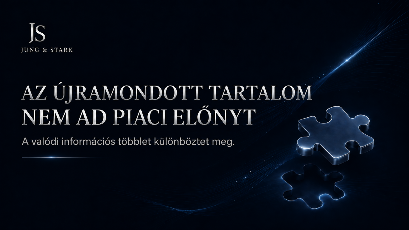 Mi az information gain, és miért nem elég újramondani, amit mindenki más is leír?
