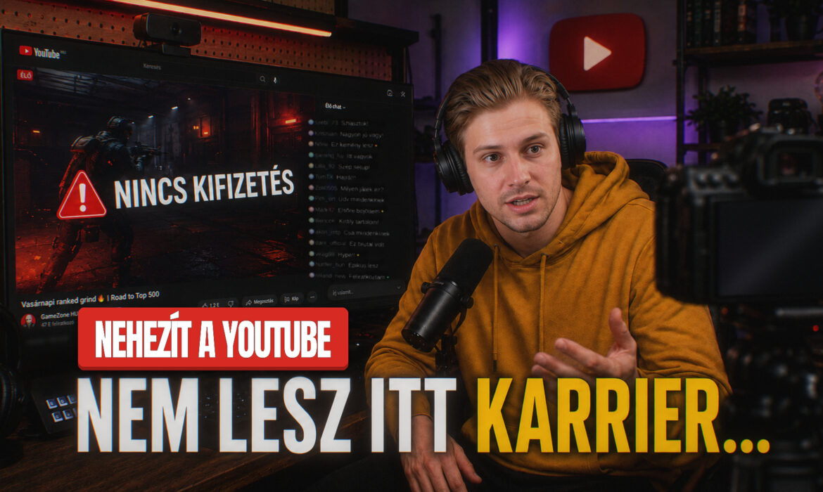 A YouTube nehezebbé teszi a pénzkeresést az új csatornáknak — kit érint, és mi a teendő